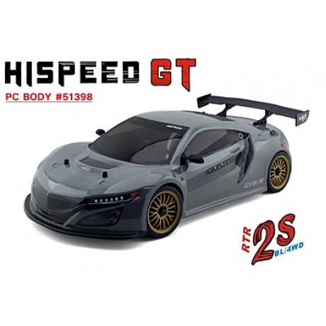 HSP GT PRO 1/10 2.4 GHz Brushless On-road RTR (Grey)