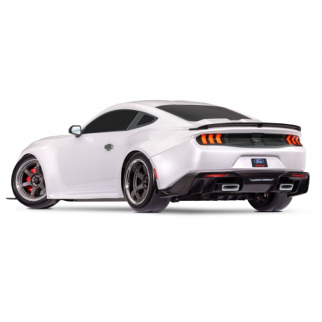 TRAXXAS 4-TEC Ford Mustang white 1/10 Drift RTR Brushed