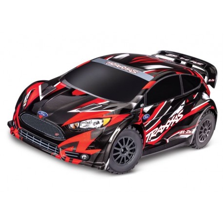 TRAXXAS Ford Fiesta ST 4x4 BL-2S RED 1/10 Rally RTR BL-2S Brushless