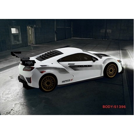 HSP GT 1/10 2.4 GHz Brushed On-road RTR (White)