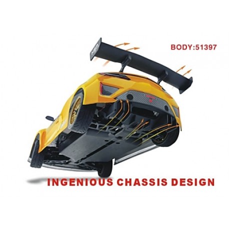 HSP GT PRO 1/10 2.4 GHz Brushless On-road RTR (Yellow)