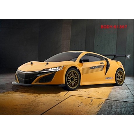 HSP GT PRO 1/10 2.4 GHz Brushless On-road RTR (Yellow)