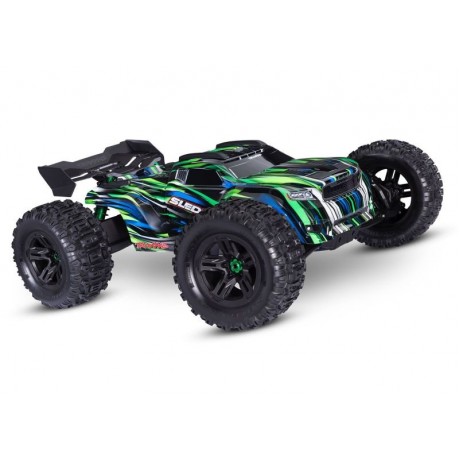 TRAXXAS SLEDGE 4x4 belted GREEN 1/8 Monster Truck RTR Brushless