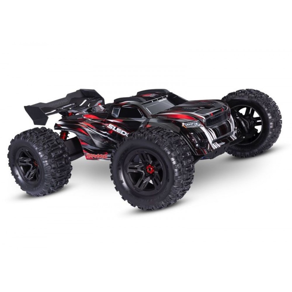TRAXXAS SLEDGE 4x4 belted RED 1/8 Monster Truck RTR Brushless