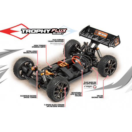 HPI TROPHY FLUX 1/8 4WD ELECTRIC BUGGY