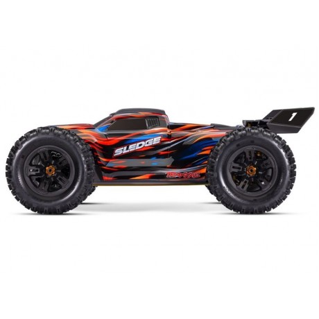 TRAXXAS SLEDGE 4x4 belted ORANGE 1/8 Monster Truck RTR Brushless