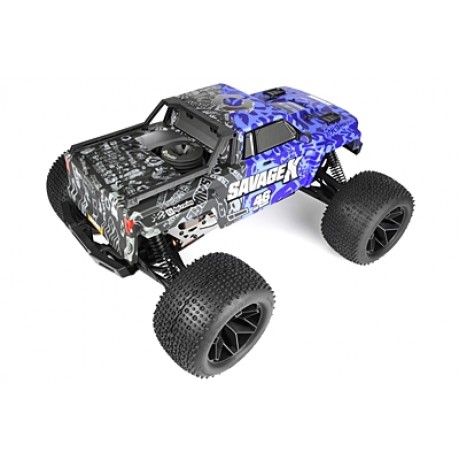 HPI Savage X 4.6 GT-6 Nitro 1/8 RTR (Blue)