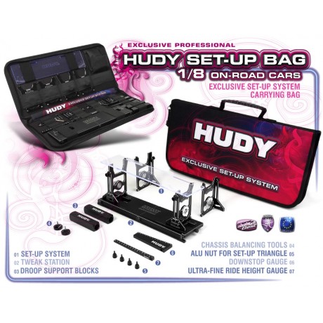 HUDY Set-Up Bag For 1/8 On-Road Cars - Exclusive Edition