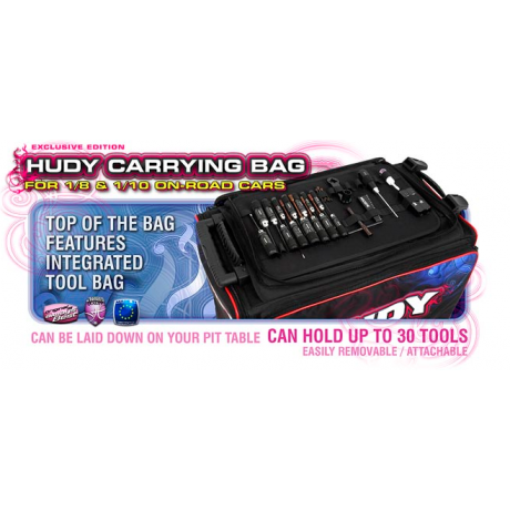 HUDY 1/10 & 1/8 Carrying Bag & Tool Bag - Exclusive Edition