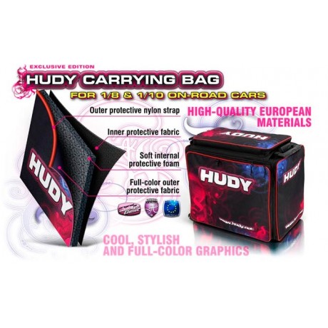 HUDY 1/10 & 1/8 Carrying Bag & Tool Bag - Exclusive Edition