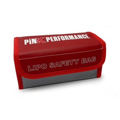 PINK PERFOMANCE LiPo Battery Safety Bag M-size (185x75x65mm)