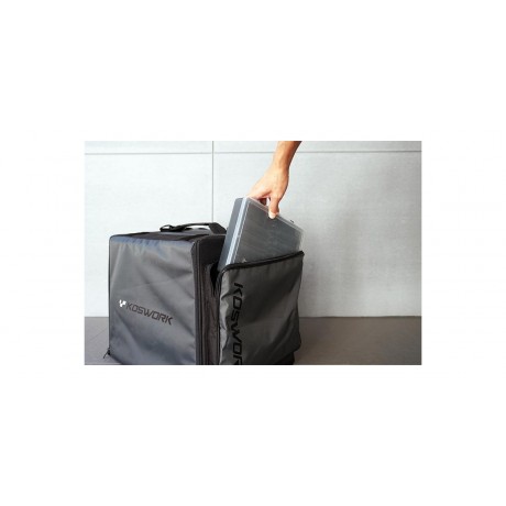 KOSWORK 1:10 RC Dual Drawer Bag (540x350x420mm) PP Frame