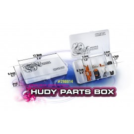 HUDY Parts Box - 8-Compartments - 178 x 94mm 