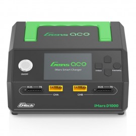 GENS Ace Charger iMars D1000 Smart Dual Channel AC 1000W  