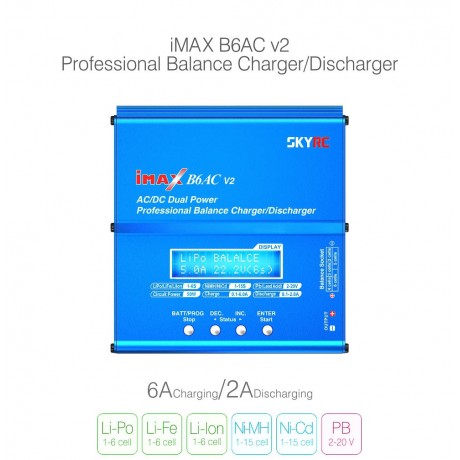 SKY RC I-MAX B6AC V2 LiPo 1-6s 5A 60W  CHANGER 