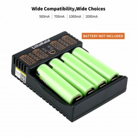 Liitokala-402 USB Battery Charger Output For A AA AAA  