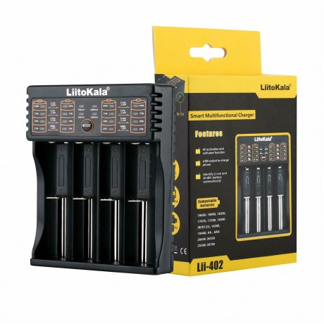 Liitokala-402 USB Battery Charger Output For A AA AAA 