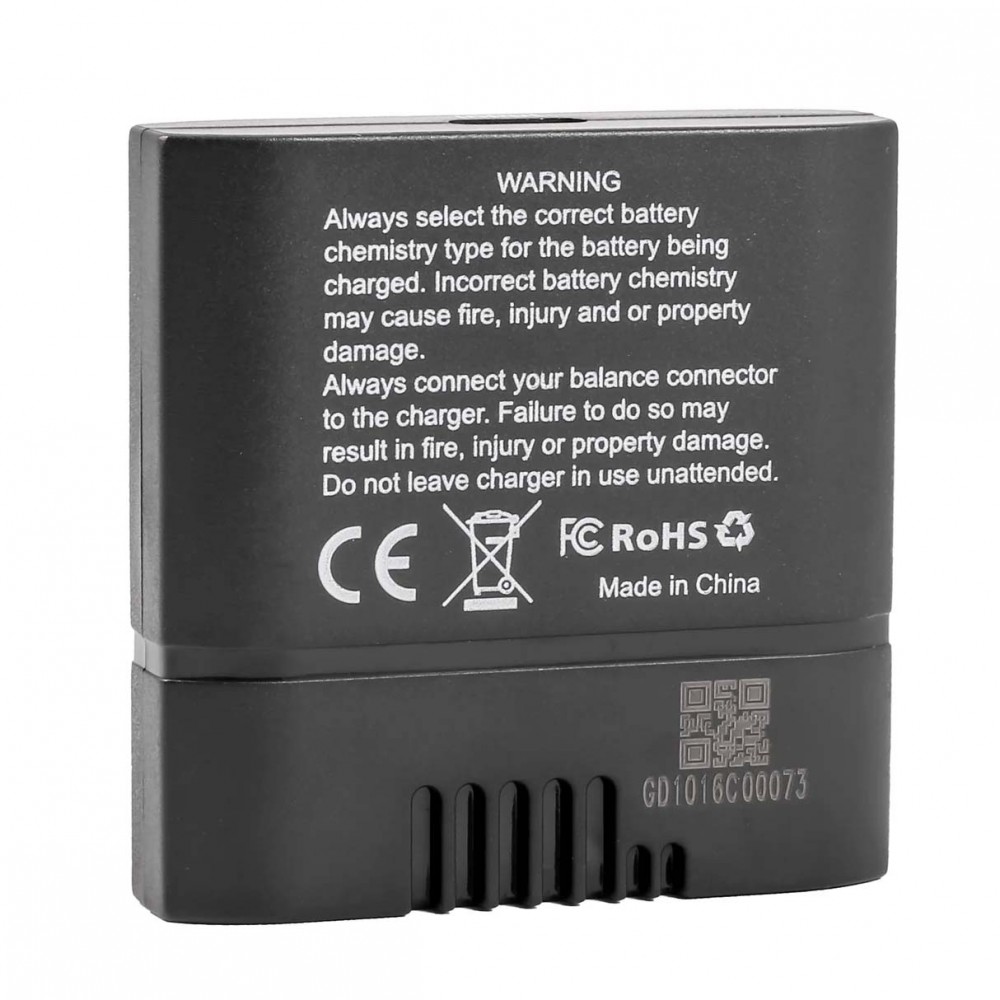 Gens Ace IMars S10 – Chargeur USB-C 10W 0,8A – Pour Batteries LiPo 2S 3S 7,4V 11,1V – Compatible 250-3000 MAh – Compact 51x51x14 Mm