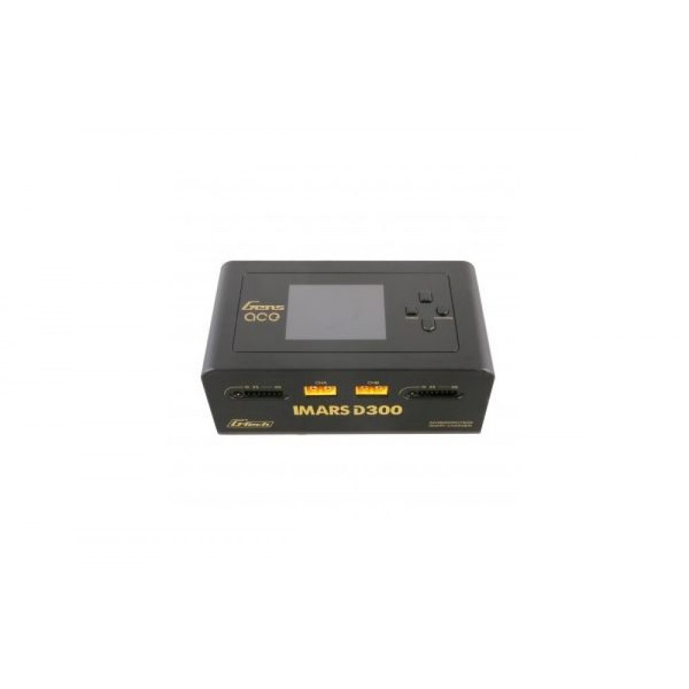GENS Ace Charger iMars D300 Dual Channel 300W Black