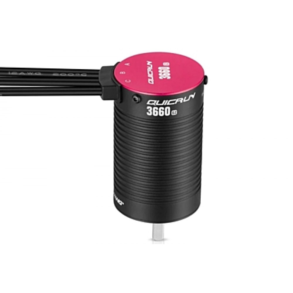 HOBBYWING 30404501 QuicRun 3660SL G2 3700KV Brushless (Black)