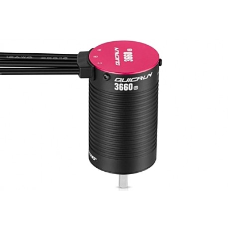 HOBBYWING 30404501 QuicRun 3660SL G2 3700KV Brushless (Black)