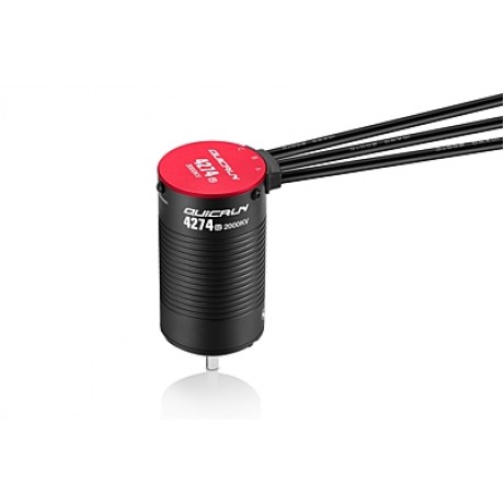 HOBBYWING QuicRun 4274SL 2000KV G2 Brushless Motor (Black)