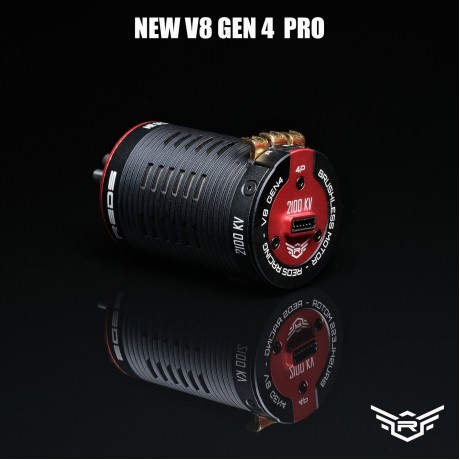 REDS Racing V8 Gen 4 2500KV Brushless Sensored Motor