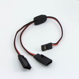 ULTIMATE FUTABA Y-SPLITTER SERVO LEAD (15cm) 