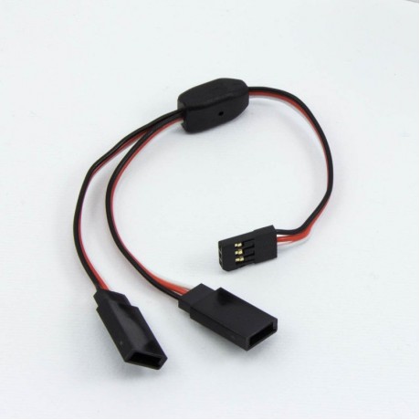 ULTIMATE FUTABA Y-SPLITTER SERVO LEAD (15cm)