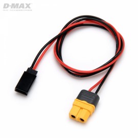 EZ-POWER Charge Lead Futaba RX to XT60 20AWG 500mm