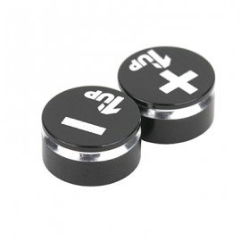 1UP RACING LowPro Bullet Plug Grips – Black
