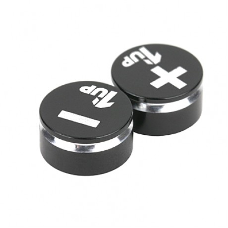 1UP RACING LowPro Bullet Plug Grips – Black