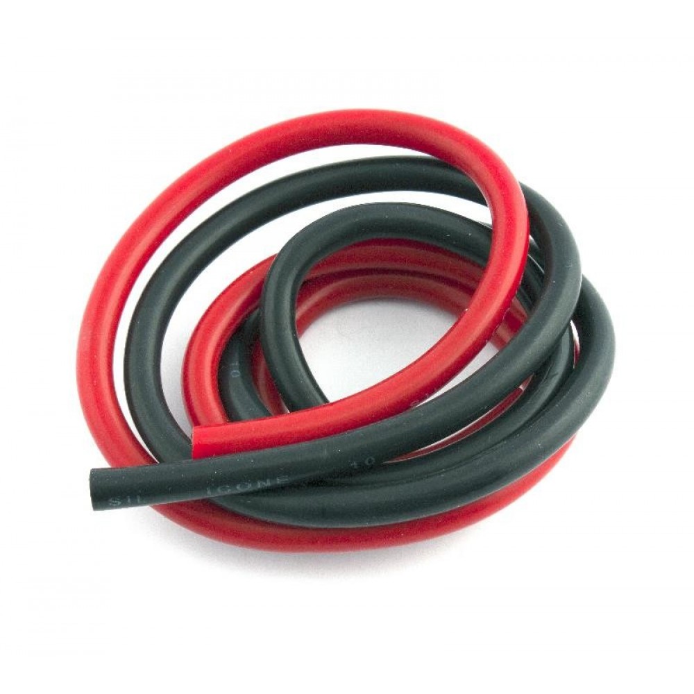 ORION SNAKE WIRE BLACK/RED 10 AWG  (1m)