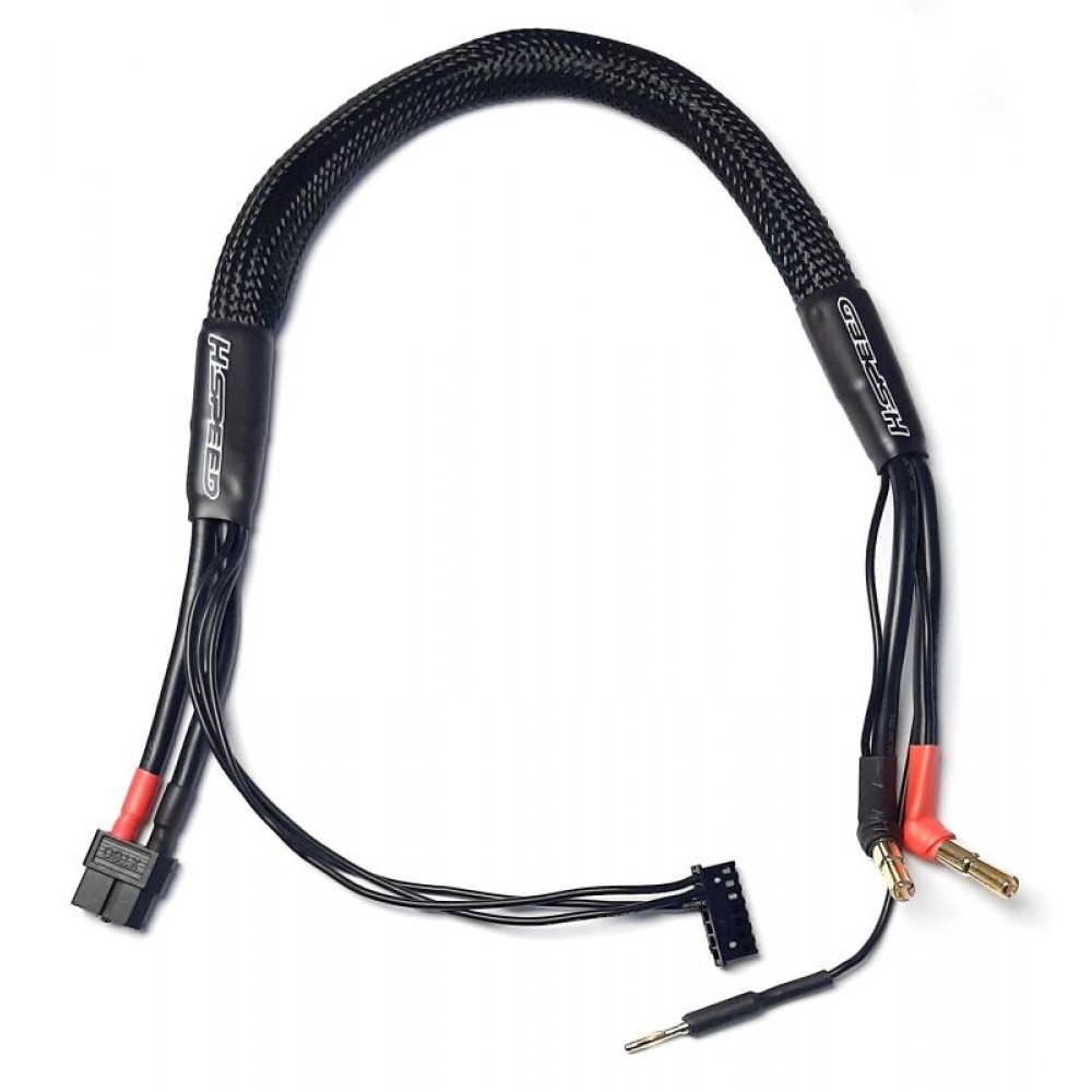 H-SPEED Charging cable 2S 4/5MM gold contact for Herakles NEO or similar (XT60/XH) 400mm