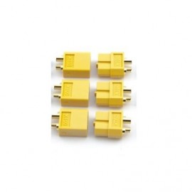 ORION Gold Connector - XT60 Male - Female (3 Pairs)