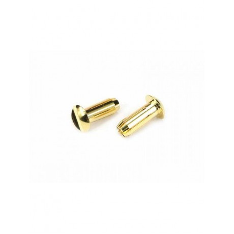 ARROWMAX Flat 5mm plug 24K (2pcs)