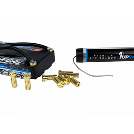 1UP RACING LowPro Bullet Plugs 5mm (10pcs)