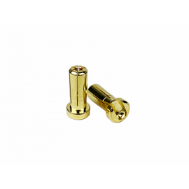 1UP RACING LowPro Bullet Plugs 5mm (10pcs) 