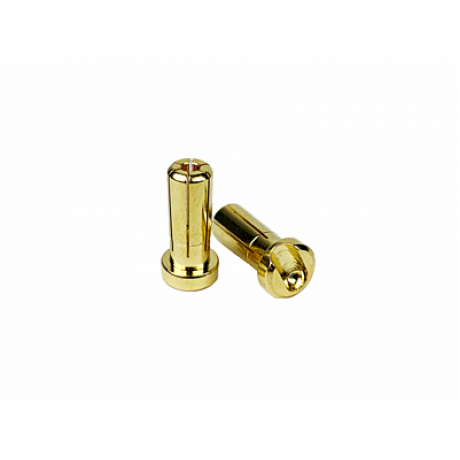 1UP RACING LowPro Bullet Plugs 5mm (10pcs)