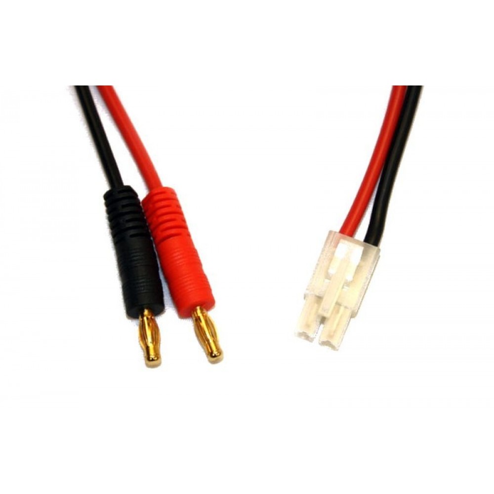 H-SPEED Charging cable Tamiya 30cm 14AWG Tamiya plug  4mm gold contact 2.5mm (1pcs)