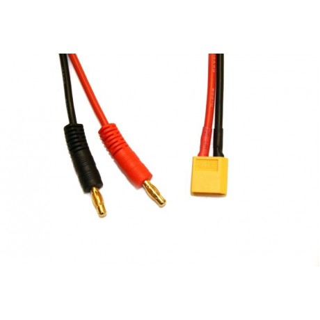 HSP H-Speed Ladekabel XT60 30cm 14AWG XT60 4mm Goldkontakt 2,5mm  (1pcs)