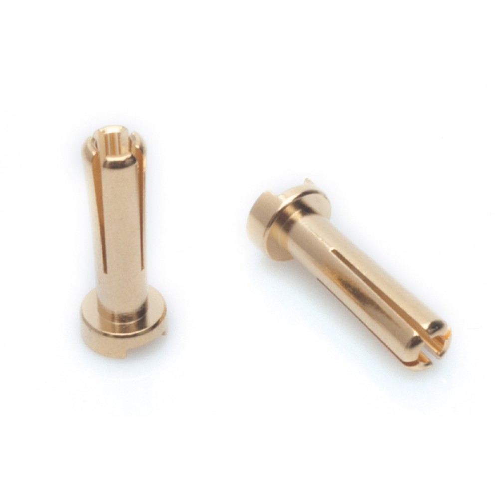 LRP 4MM GOLD WORKS TEAM CONNECTORS (10pcs)