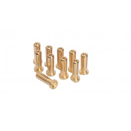 LRP 5MM GOLD WORKS TEAM CONNECTORS (10pcs)