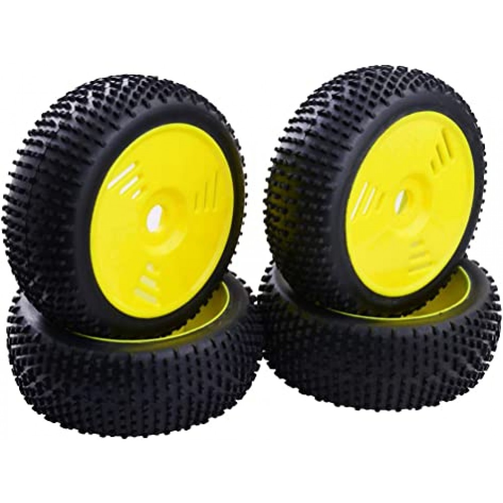 ZN RACING 1/8 BUGGY TYRES YELLOW (4pcs)