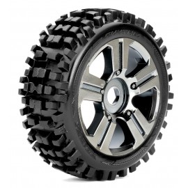 ROAPEX Buggy 1:8 tyre RHYTHM on Black Chrome wheels 17mm (4pcs) 