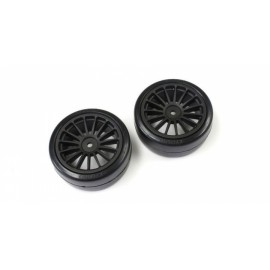 KYOSHO Drift Tire(Pre-glued/Black)FAZER FAT302BK (2pcs) 