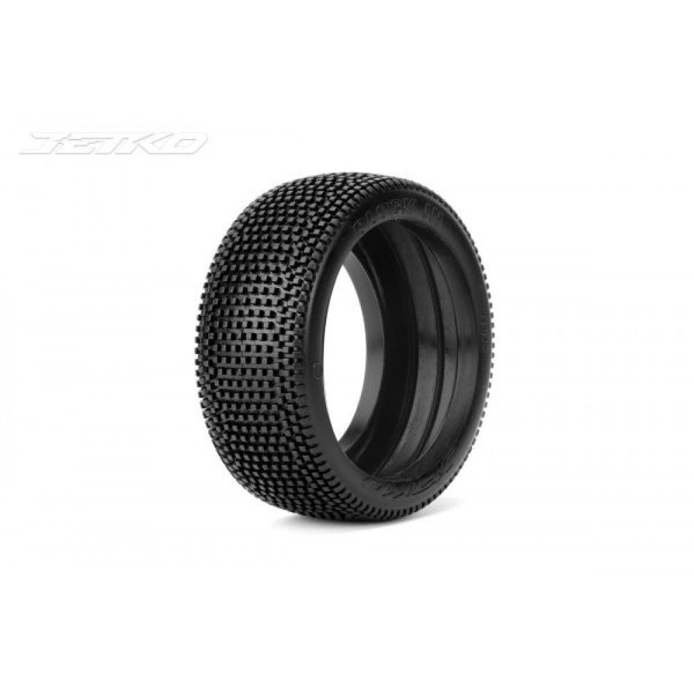 JETKO Block In Soft 1:8 Buggy Tyres only (4pcs)