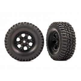 TRAXXAS 9774 BFGoodrich MT T/A KM3 tires on 1.0 rims black TRX-4M FUN24 (2pcs)