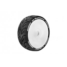 LOUISE 1/8 combustion buggy & GT-Rally *J* GT-Tarmac MFT tires supersoft on rim white 17mm (2pcs) 