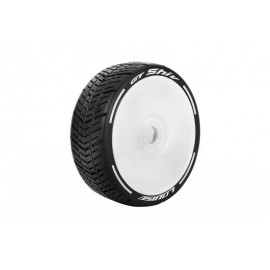 LOUISE 1/8 combustion buggy & GT-Rally *J* GT-Shiv MFT tires soft on rim white 17mm (2pcs)  
